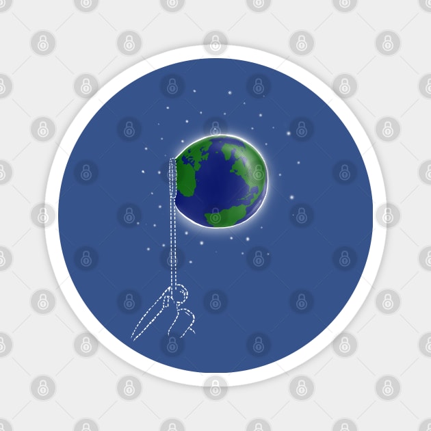 Bubble earth Magnet by barmalisiRTB